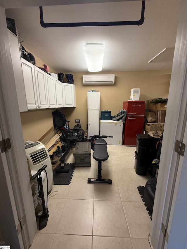 interior space featuring a wall unit AC