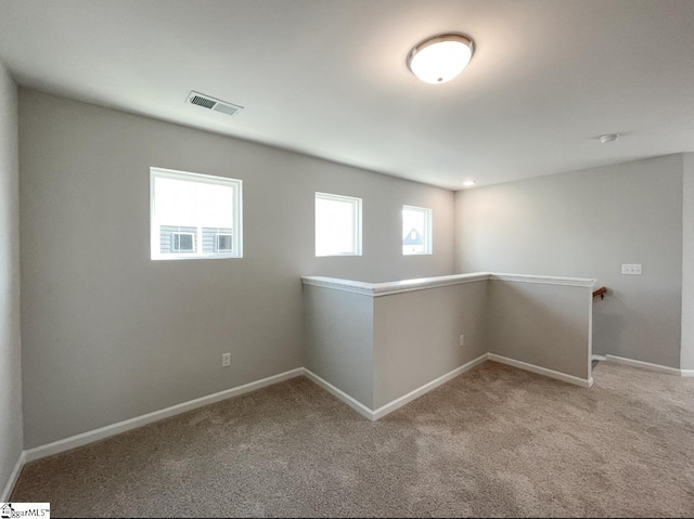 508 Pennystone Ln, Simpsonville, SC 29681 - below grade area featuring baseboards, visible vents, and carpet