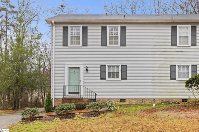 view of front of property