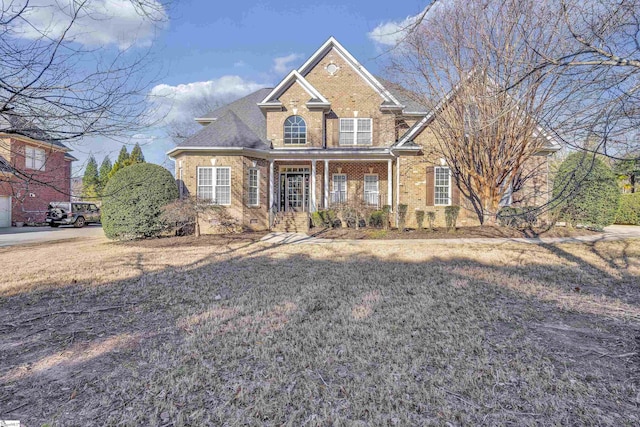 view of front of home with a porch