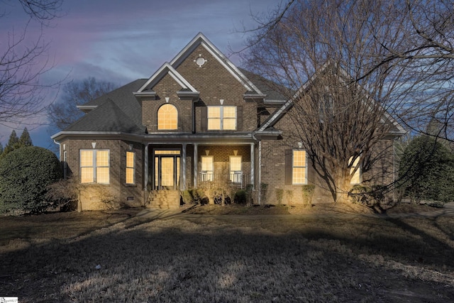 front of property featuring a porch