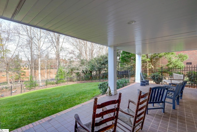 view of patio / terrace