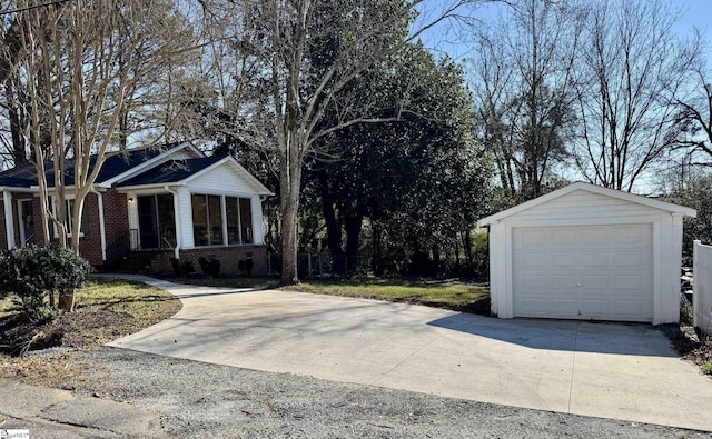 view of front of property