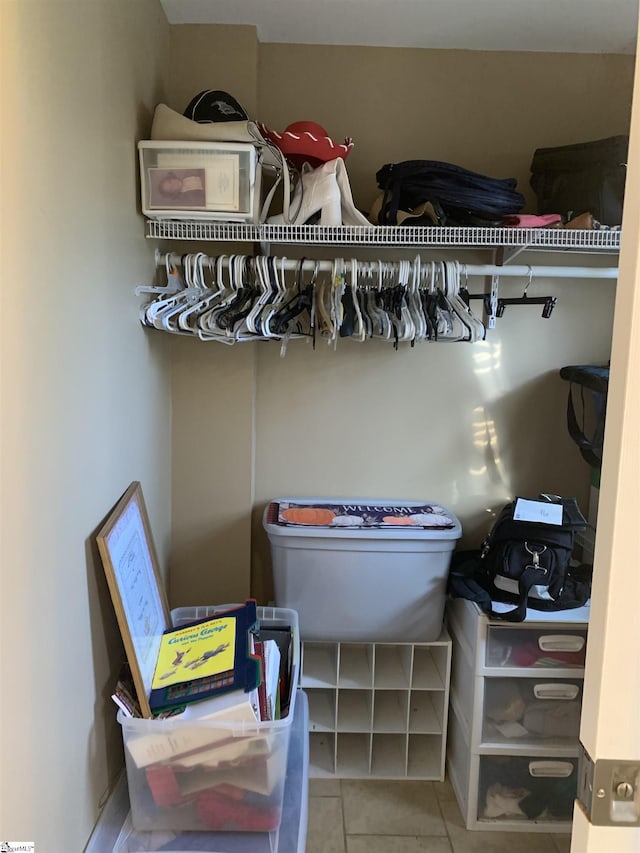 view of closet