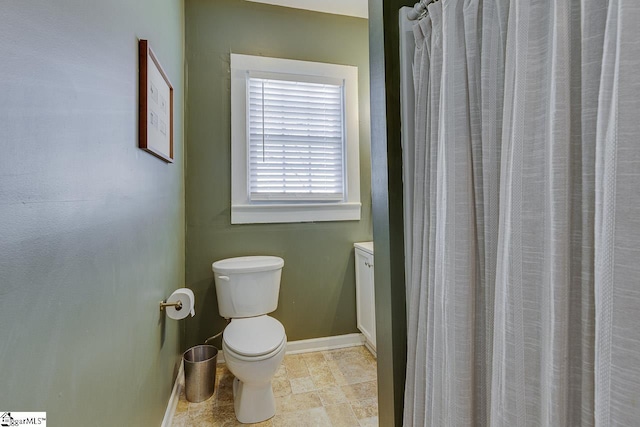 bathroom with toilet