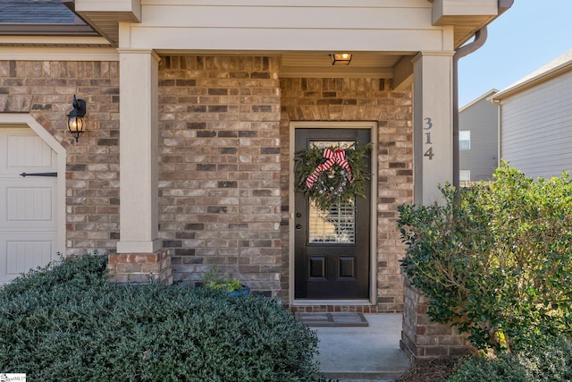 view of entrance to property