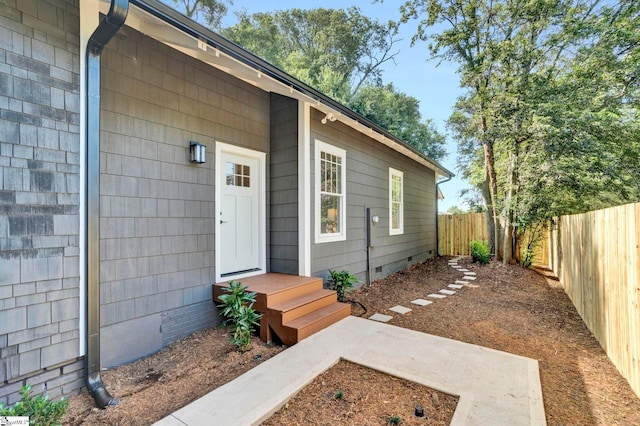 view of entrance to property