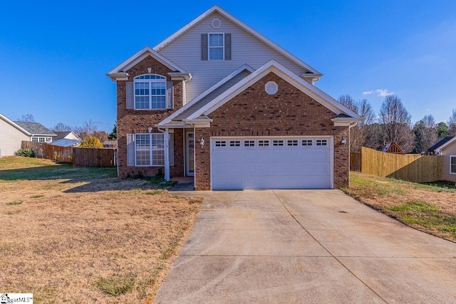 view of property with a front yard