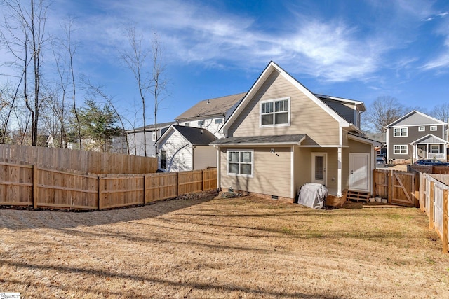 view of rear view of property