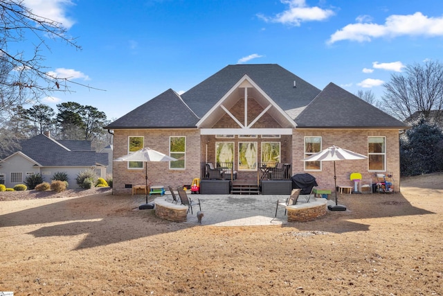 back of house featuring a patio