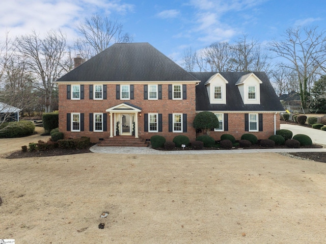 view of colonial inspired home