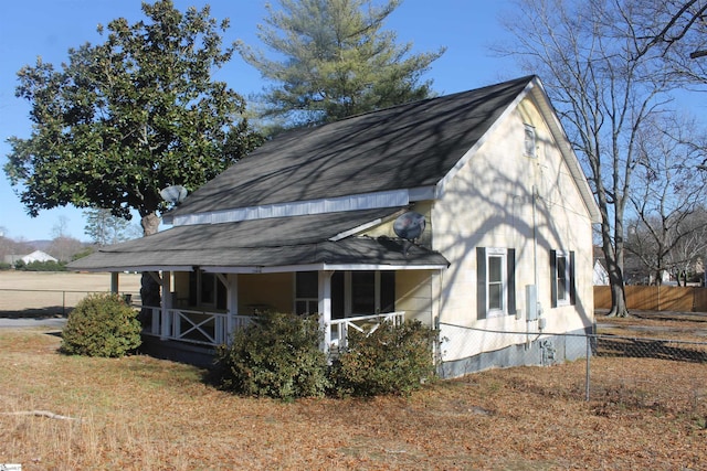 view of property exterior