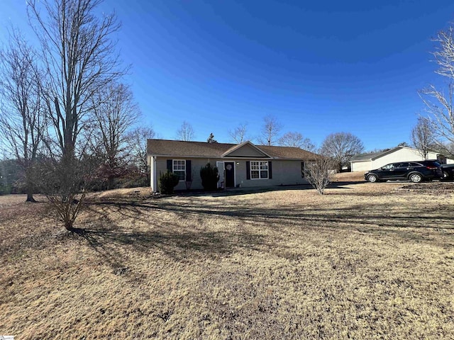 view of ranch-style house