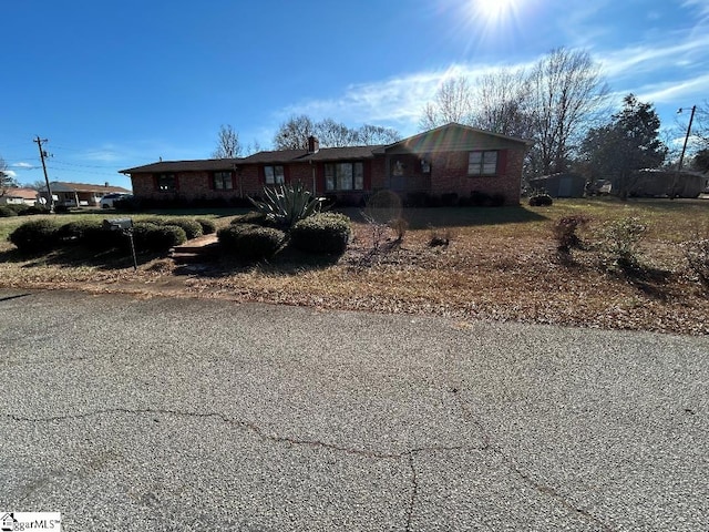 view of ranch-style house