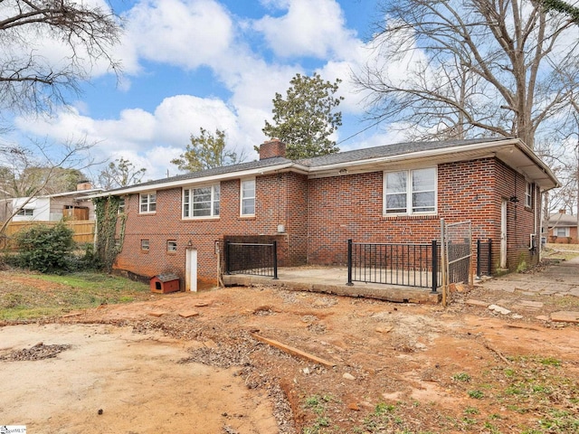 view of back of property