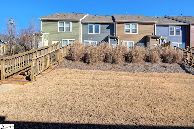 view of rear view of property