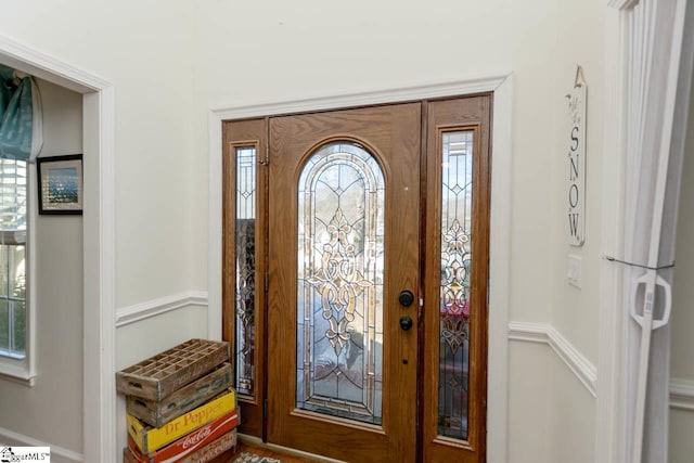 view of foyer