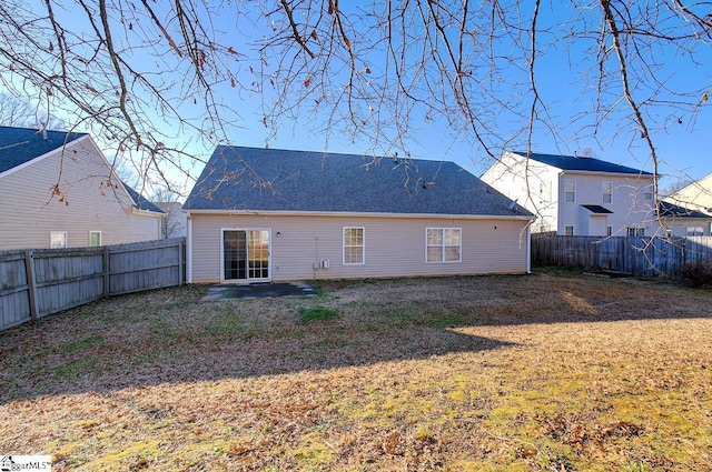 view of back of property