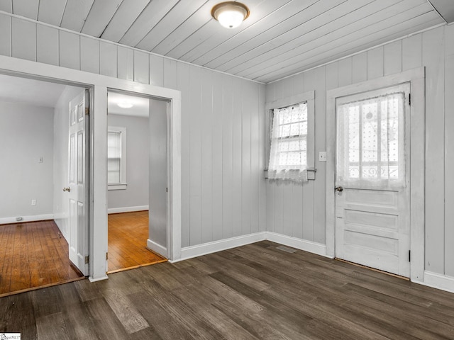 13 Damson St, Spartanburg, SC 29303 - entryway with dark hardwood / wood-style floors