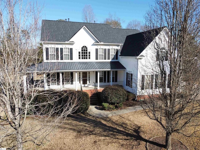 view of front of home featuring a porch