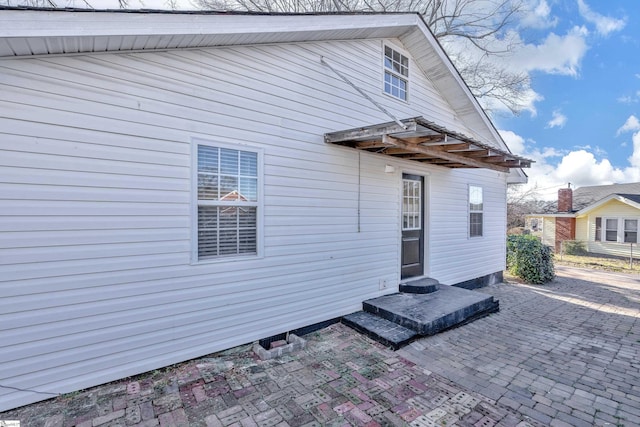 back of house featuring a patio area