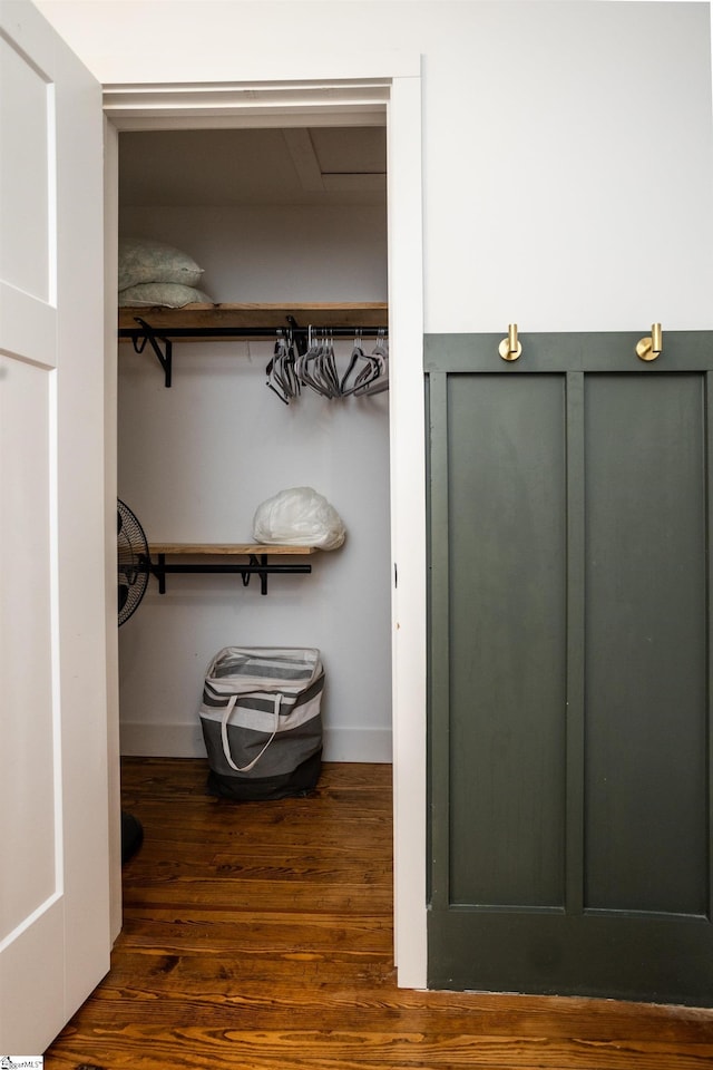 view of closet