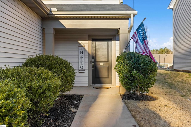 view of property entrance