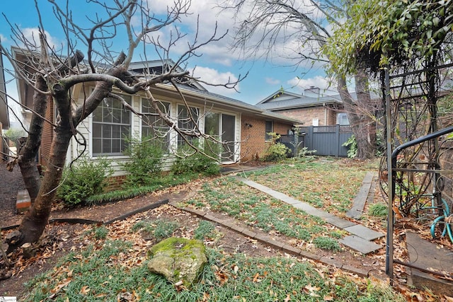 view of rear view of property