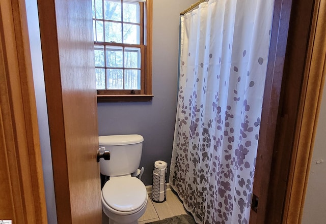 bathroom with toilet