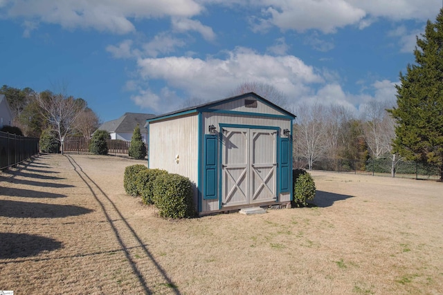 view of outbuilding