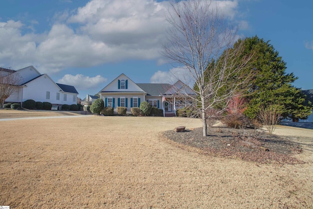 view of front of property