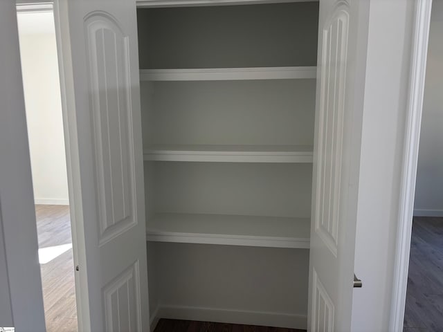 view of closet