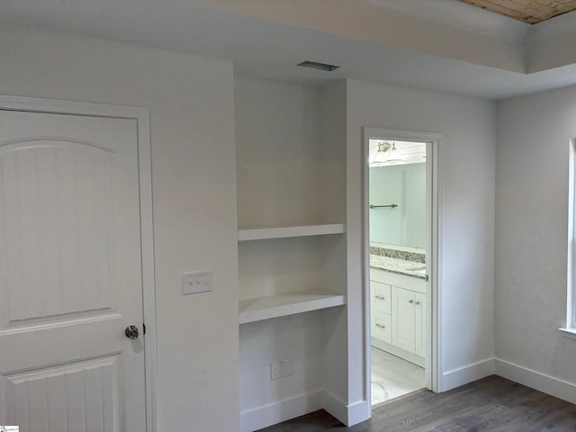 closet with visible vents