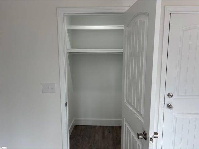 view of closet