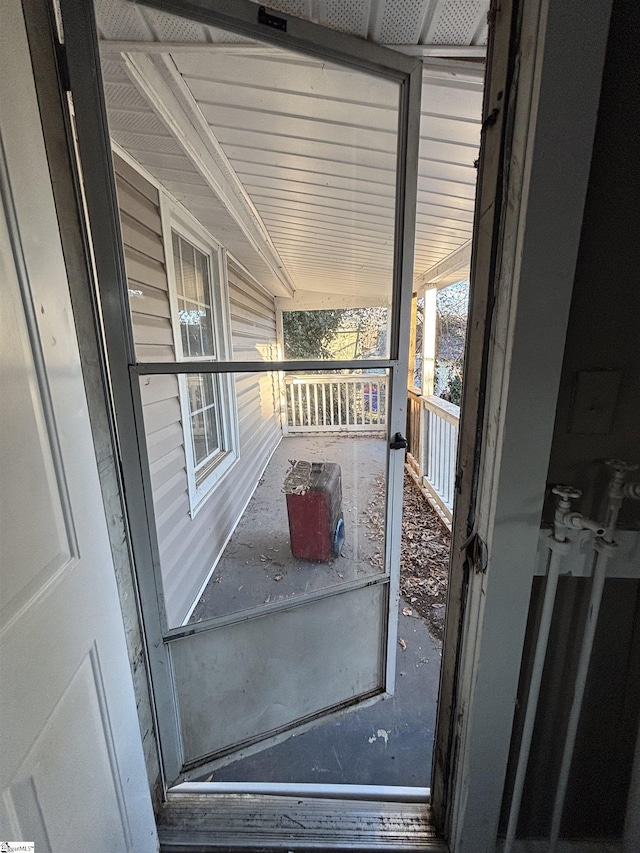 balcony with a porch