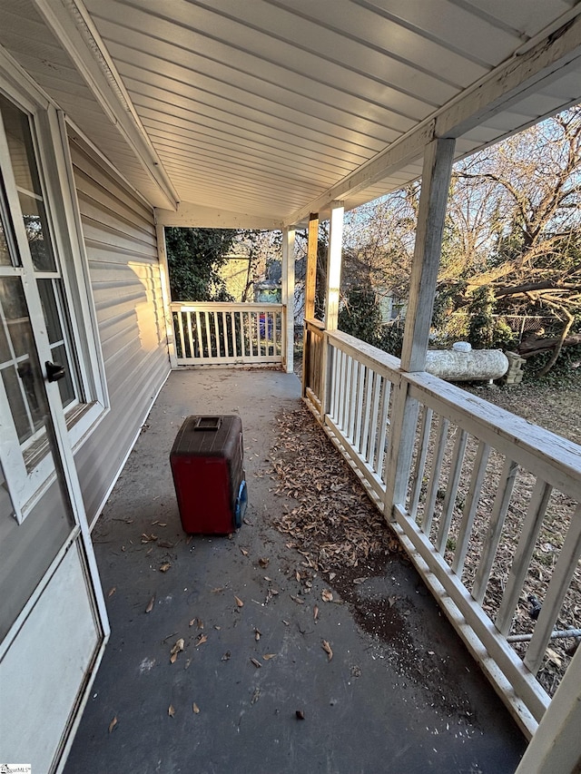 view of patio / terrace featuring a porch