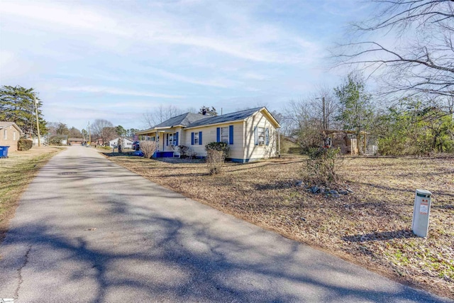 view of front of home