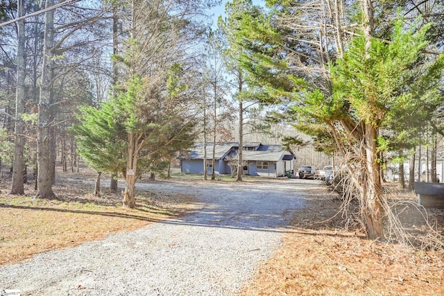 view of front of property