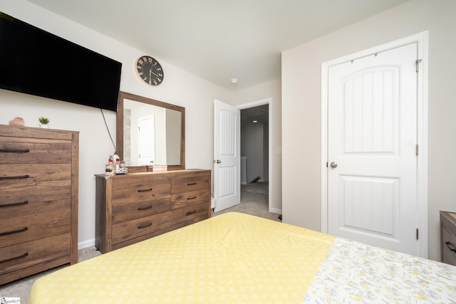 bedroom with carpet flooring