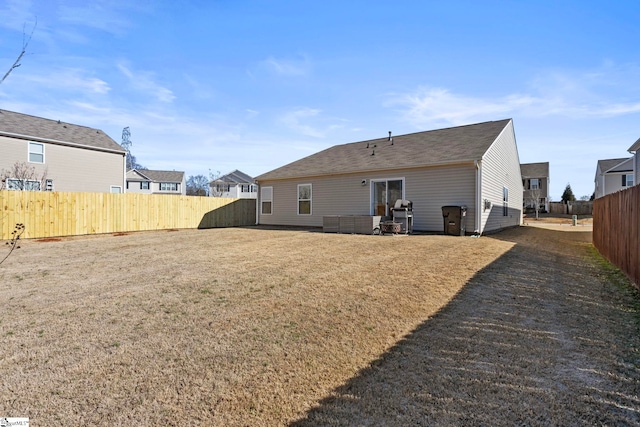 view of back of property