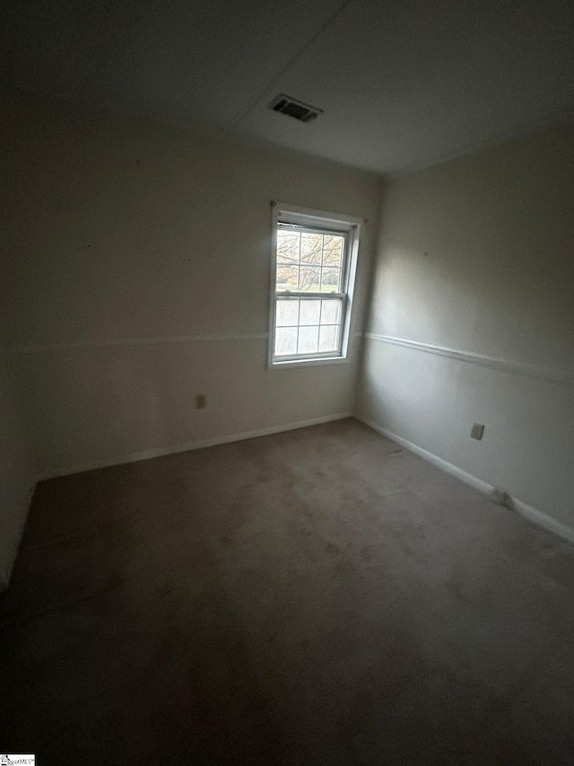 empty room with carpet floors