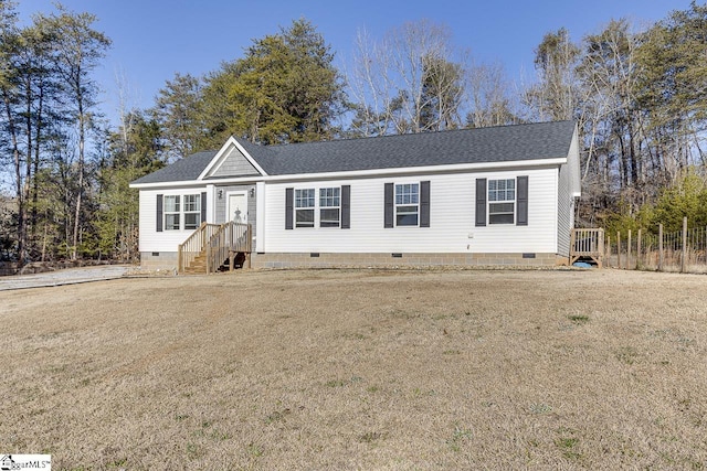 view of front of property