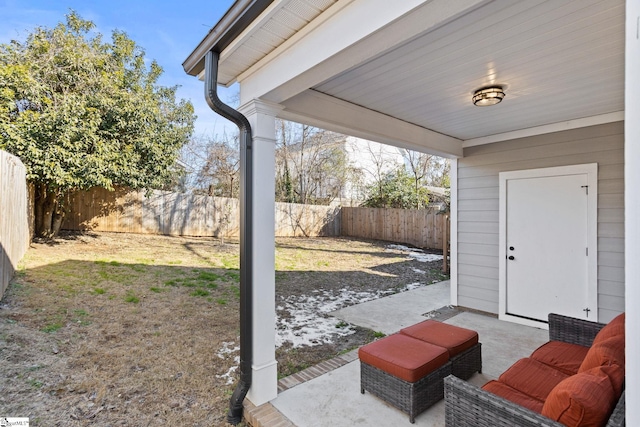 view of patio