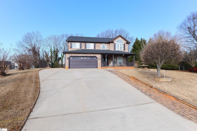 front of property featuring a porch