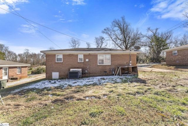 back of property with cooling unit