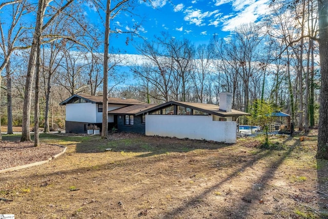 view of side of property