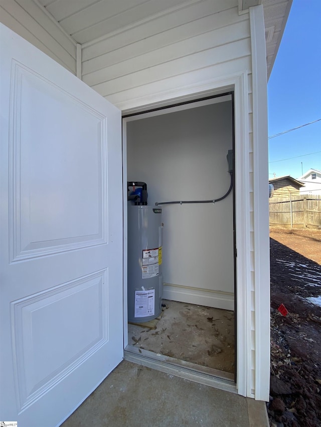 utilities with electric water heater