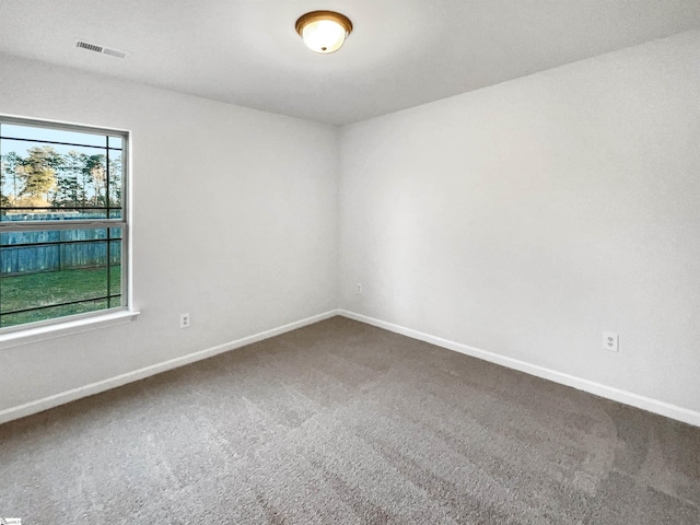 carpeted empty room with a wealth of natural light