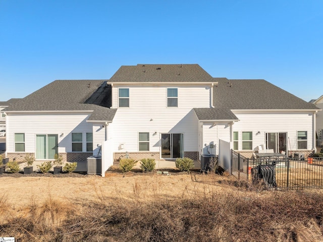 view of rear view of property