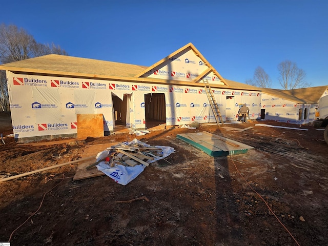 view of property under construction